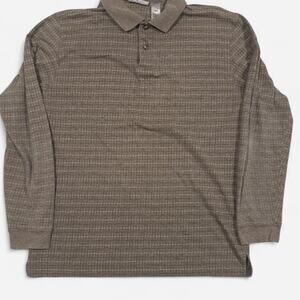 Farah brown plaid long sleeve